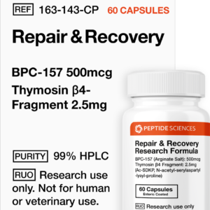 Repair and Recovery (60 Capsules) (Stable BPC-157 Arginate, Thymosin Beta-4 Fragment)